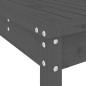 Set Bar da Giardino 5 pz Grigio in Legno Massello di Pino Set Bar da Giardino 5 pz Grigio in Legno Massello di Pino