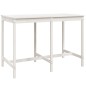 Set Bar da Giardino 7 pz Bianco in Legno Massello di Pino Set Bar da Giardino 7 pz Bianco in Legno Massello di Pino