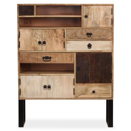 Credenza in Legno Massello di Mango 100x30x130 cm