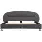 Giroletto con LED Grigio in Similpelle 120x200 cm Giroletto con LED Grigio in Similpelle 120x200 cm