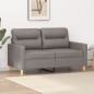 vidaXL Divano a 2 Posti Tortora 120 cm in Tessuto