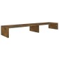 vidaXL Supporto Monitor Rovere Fumo 110x23,5x9 cm Legno Multistrato vidaXL Supporto Monitor Rovere Fumo 110x23,5x9 cm Legno Multistrato