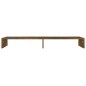 vidaXL Supporto Monitor Rovere Fumo 110x23,5x9 cm Legno Multistrato vidaXL Supporto Monitor Rovere Fumo 110x23,5x9 cm Legno Multistrato