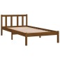 Giroletto Miele Legno Massello di Pino 90x190cm Small Single Giroletto Miele Legno Massello di Pino 90x190cm Small Single