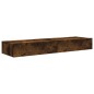 Mobili Porta TV con Luci LED 2 pz Rovere Fumo 60x35x15,5 cm Mobili Porta TV con Luci LED 2 pz Rovere Fumo 60x35x15,5 cm