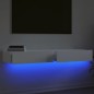 Mobili Porta TV con Luci LED 2pz Bianco Lucido 60x35x15,5 cm Mobili Porta TV con Luci LED 2pz Bianco Lucido 60x35x15,5 cm