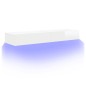Mobili Porta TV con Luci LED 2pz Bianco Lucido 60x35x15,5 cm Mobili Porta TV con Luci LED 2pz Bianco Lucido 60x35x15,5 cm