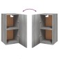 Mobile TV Grigio Sonoma 30,5x30x60 cm in Legno Multistrato Mobile TV Grigio Sonoma 30,5x30x60 cm in Legno Multistrato