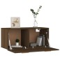 Armadietto a Muro Rovere Marrone 80x35x36,5cm Legno Multistrato Armadietto a Muro Rovere Marrone 80x35x36,5cm Legno Multistrato