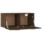 Armadietto a Muro Rovere Marrone 80x35x36,5cm Legno Multistrato Armadietto a Muro Rovere Marrone 80x35x36,5cm Legno Multistrato