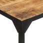 Tavolo da Pranzo 110x110x76 cm in Legno Massello di Mango Tavolo da Pranzo 110x110x76 cm in Legno Massello di Mango