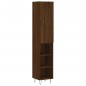 Credenza Rovere Marrone 34,5x34x180 cm in Legno Multistrato Credenza Rovere Marrone 34,5x34x180 cm in Legno Multistrato