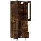 Credenza Rovere Fumo 69,5x34x180 cm in Legno Multistrato Credenza Rovere Fumo 69,5x34x180 cm in Legno Multistrato