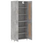 Credenza Grigio Cemento 69,5x34x180 cm in Legno Multistrato Credenza Grigio Cemento 69,5x34x180 cm in Legno Multistrato