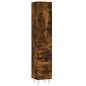 Credenza Rovere Fumo 34,5x34x180 cm in Legno Multistrato Credenza Rovere Fumo 34,5x34x180 cm in Legno Multistrato