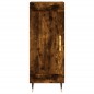 Credenza Rovere Fumo 34,5x34x180 cm in Legno Multistrato Credenza Rovere Fumo 34,5x34x180 cm in Legno Multistrato