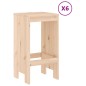 Set Bar da Giardino 7 pz in Legno Massello di Pino Set Bar da Giardino 7 pz in Legno Massello di Pino