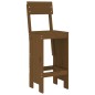 Set Bar da Giardino 9 pz Miele in Legno Massello di Pino Set Bar da Giardino 9 pz Miele in Legno Massello di Pino