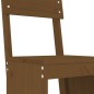Set Bar da Giardino 9 pz Miele in Legno Massello di Pino Set Bar da Giardino 9 pz Miele in Legno Massello di Pino