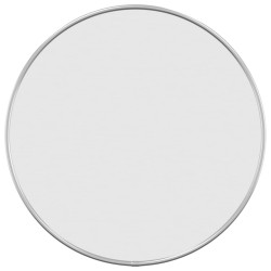 Specchio da Parete Argento Ø 40 cm Rotondo