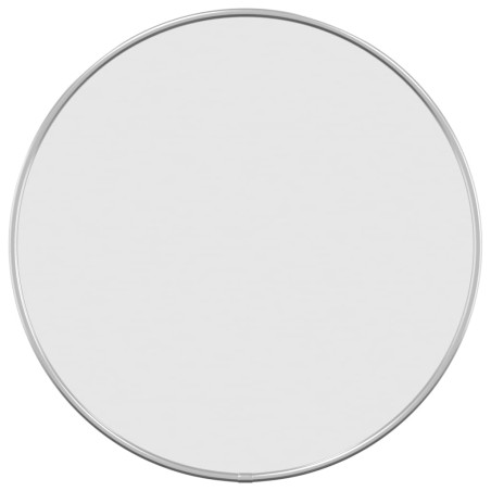Specchio da Parete Argento Ø 40 cm Rotondo