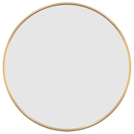Specchio da Parete Dorato Ø 40 cm Rotondo