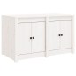 Mobile da Cucina da Esterno Bianco 106x55x64 cm Legno Massello di Pino Mobile da Cucina da Esterno Bianco 106x55x64 cm Legno Massello di Pino