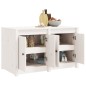 Mobile da Cucina da Esterno Bianco 106x55x64 cm Legno Massello di Pino Mobile da Cucina da Esterno Bianco 106x55x64 cm Legno Massello di Pino