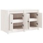 Mobile da Cucina da Esterno Bianco 106x55x64 cm Legno Massello di Pino Mobile da Cucina da Esterno Bianco 106x55x64 cm Legno Massello di Pino