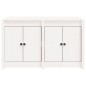Mobile da Cucina da Esterno Bianco 106x55x64 cm Legno Massello di Pino Mobile da Cucina da Esterno Bianco 106x55x64 cm Legno Massello di Pino