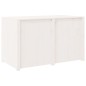 Mobile da Cucina da Esterno Bianco 106x55x64 cm Legno Massello di Pino Mobile da Cucina da Esterno Bianco 106x55x64 cm Legno Massello di Pino