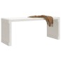 Panca Giardino Estensibile Bianca 212,5x40,5x45cm Massello Pino Panca Giardino Estensibile Bianca 212,5x40,5x45cm Massello Pino