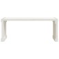 Panca Giardino Estensibile Bianca 212,5x40,5x45cm Massello Pino Panca Giardino Estensibile Bianca 212,5x40,5x45cm Massello Pino