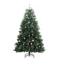 Albero Natale Incernierato con 300 LED e Palline 180 cm Albero Natale Incernierato con 300 LED e Palline 180 cm