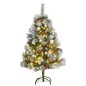Albero Natale Incernierato con 150 LED e Palline 150 cm Albero Natale Incernierato con 150 LED e Palline 150 cm