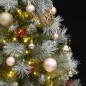 Albero Natale Incernierato con 150 LED e Palline 150 cm Albero Natale Incernierato con 150 LED e Palline 150 cm