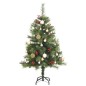 Albero Natale Incernierato con 150 LED e Palline 150 cm Albero Natale Incernierato con 150 LED e Palline 150 cm