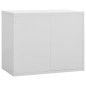 Armadio Classificatore Grigio Chiaro 90x46x72,5 cm in Acciaio Armadio Classificatore Grigio Chiaro 90x46x72,5 cm in Acciaio