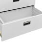 Armadio Classificatore Grigio Chiaro 90x46x72,5 cm in Acciaio Armadio Classificatore Grigio Chiaro 90x46x72,5 cm in Acciaio