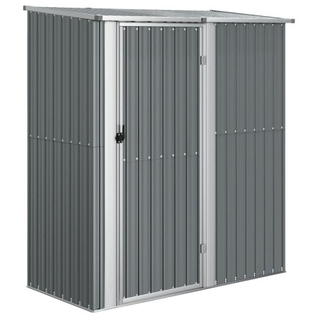 vidaXL Capanno per Biciclette Grigio 180,5x97x209,5 cm Acciaio Zincato