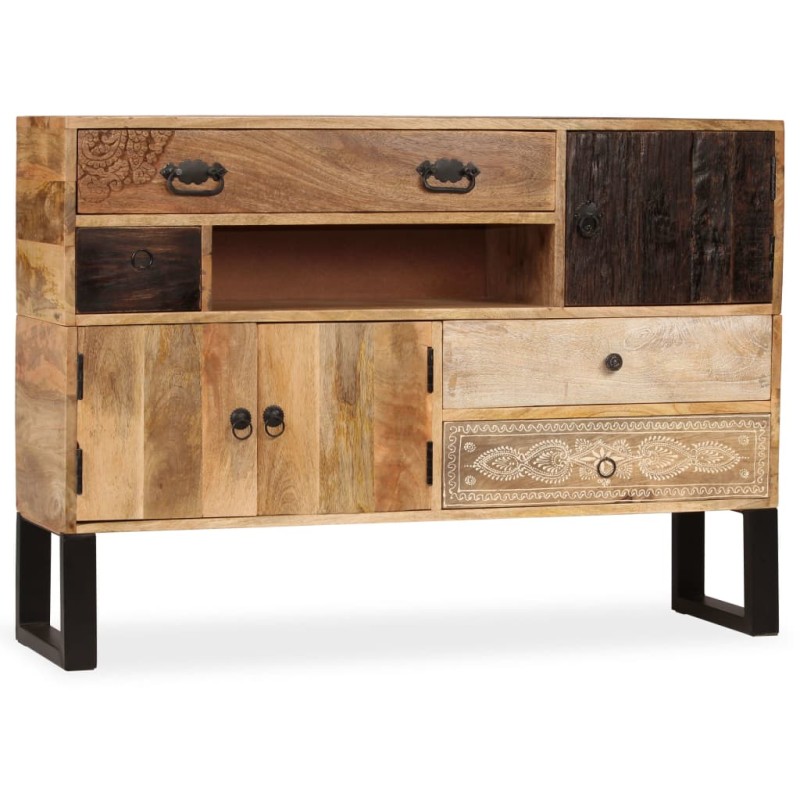 Credenza in Legno Massello di Mango 115x30x80 cm Credenza in Legno Massello di Mango 115x30x80 cm