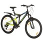 Mountain Bike 21 Speed 26" Ruote 49 cm Nero