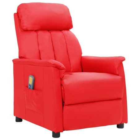 Poltrona Alzapersona Rosso in Similpelle