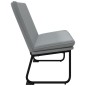 Panca Grigio Chiaro 100x75x76 cm in Tessuto
