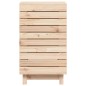 Cesto per Bucato 44x44x76 cm Legno Massello Pino Cesto per Bucato 44x44x76 cm Legno Massello Pino