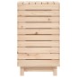 Cesto per Bucato 44x44x76 cm Legno Massello Pino Cesto per Bucato 44x44x76 cm Legno Massello Pino