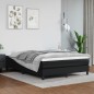 Materasso a Molle Insacchettate Nero 140x200x20cm in Similpelle Materasso a Molle Insacchettate Nero 140x200x20cm in Similpelle