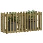 vidaXL Fioriera da Giardino Recinzione 150x50x70cm in Pino Impregnato vidaXL Fioriera da Giardino Recinzione 150x50x70cm in Pino Impregnato