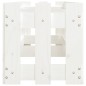 vidaXL Fioriera Giardino a Recinzione Bianca 200x30x30cm Massello Pino vidaXL Fioriera Giardino a Recinzione Bianca 200x30x30cm Massello Pino