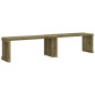 vidaXL Panca da Giardino Estensibile 212,5x40,5x45 cm Pino Impregnato vidaXL Panca da Giardino Estensibile 212,5x40,5x45 cm Pino Impregnato